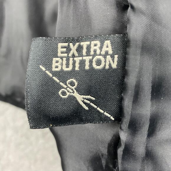 Aberdeen Collection Jacket Mens Large Black Wool Blend Zip Front Insulated Lined - Picture 10 of 16